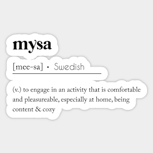 Mysa Definition Sticker